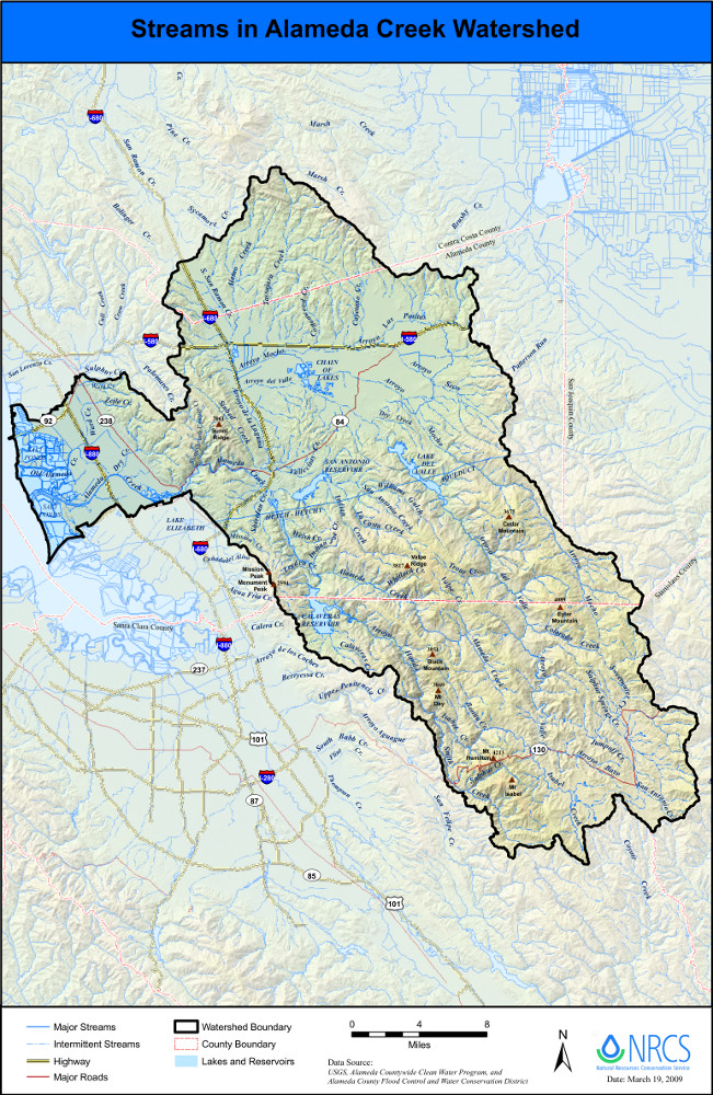 map of watershed